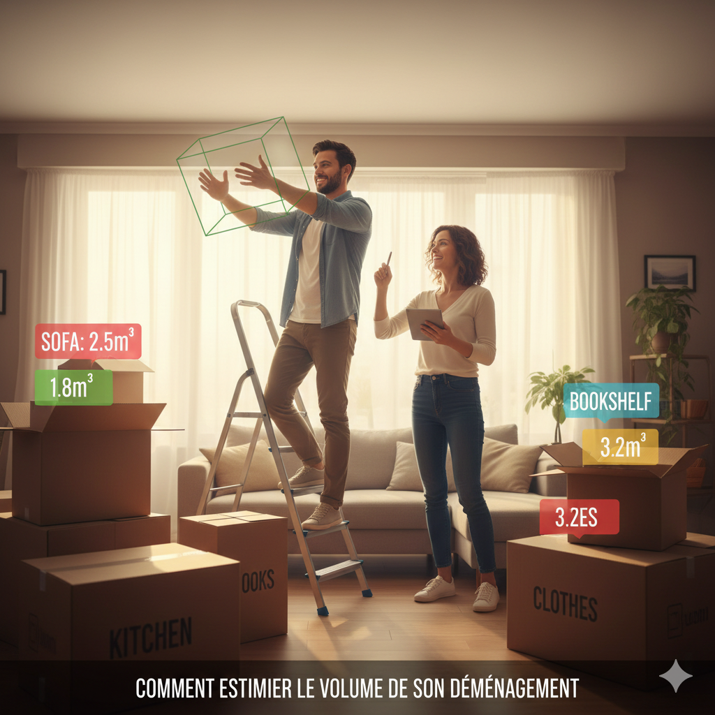 Comment estimer le volume de son déménagement ?