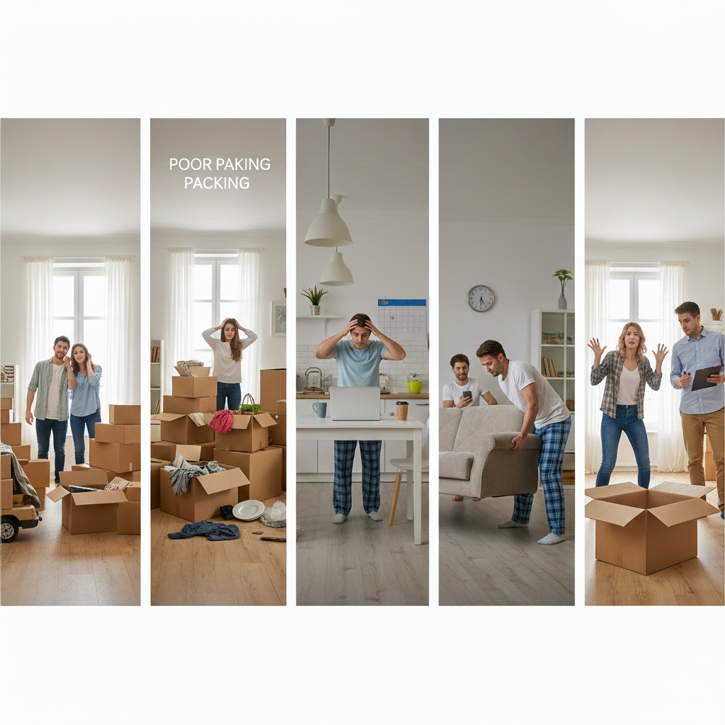 Les 5 erreurs les plus fréquentes lors d’un déménagement (et comment les éviter)