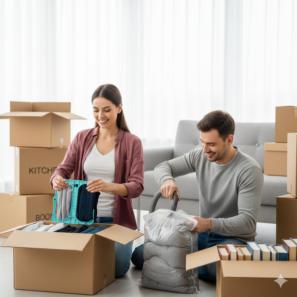 Optimiser le volume de cartons avant un déménagement